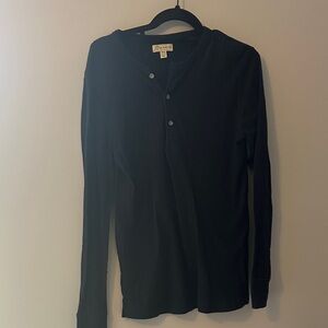Men's Navy Henley Shirt
